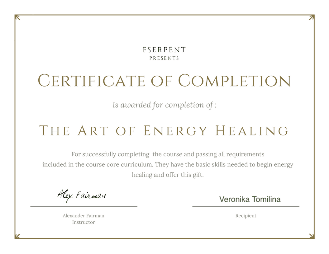 The Art of Energy Healing